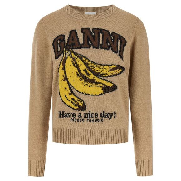 GANNI Jackets & Blazers - Ganni Women 'Banane' Sweater